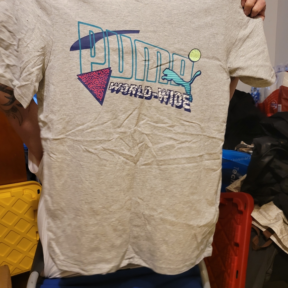 Puma Heather Gray Tee